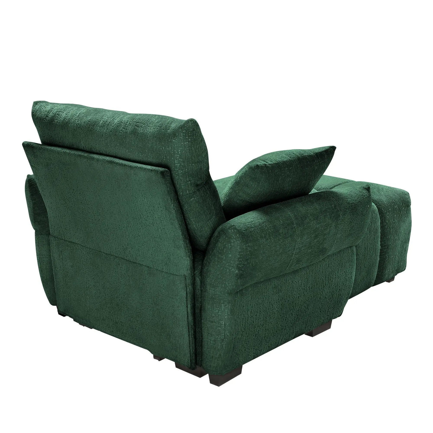 Ergonomic Single Seater Sofa With Ottoman, High Resilience Support Cushions by Unique Piece Furniture