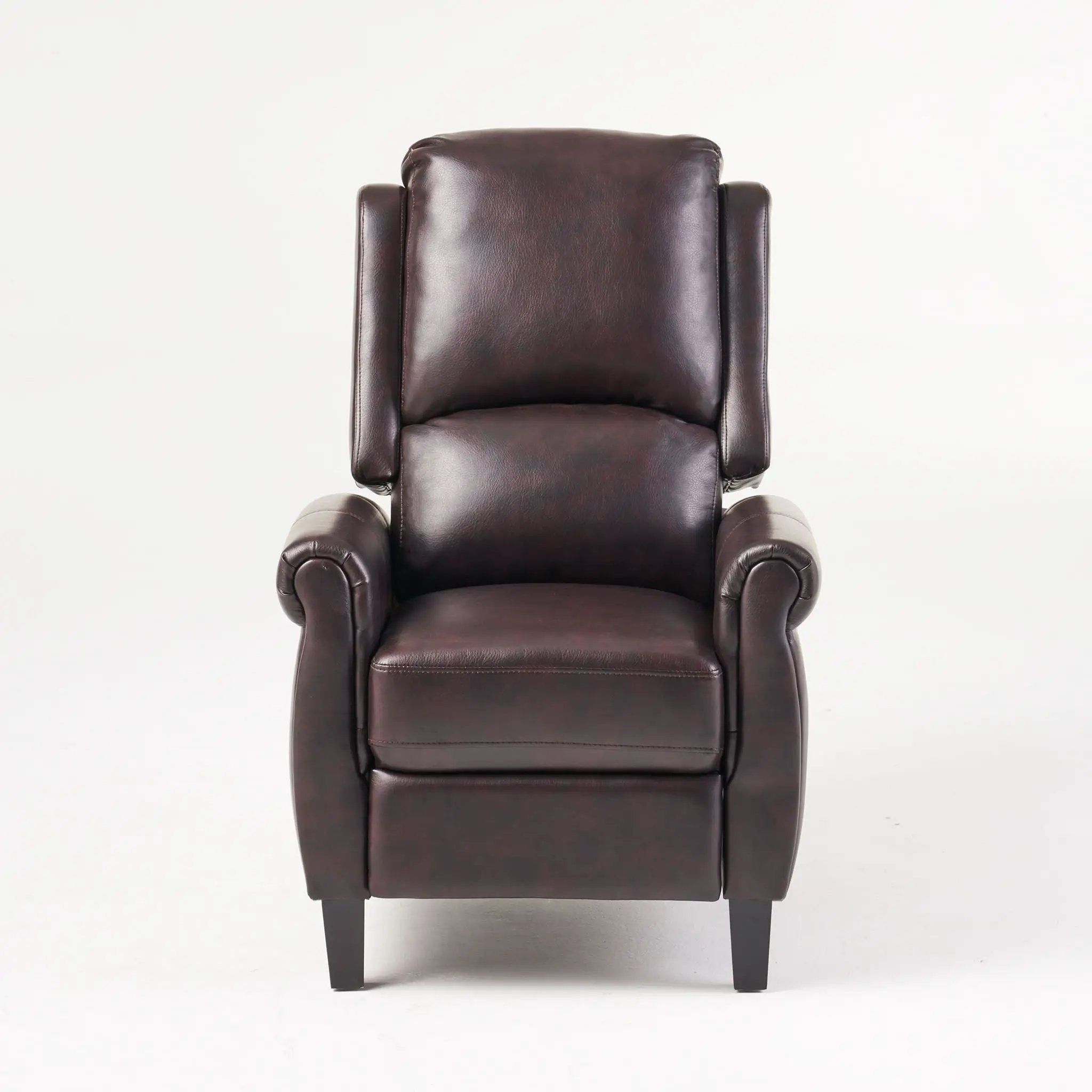 Memphis Standard Recliner Club Chair - Burgundy by HouseOfZazla