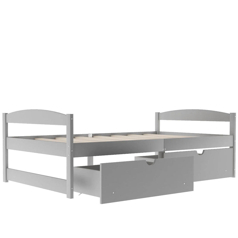 Platform Bed With 2 Drawers