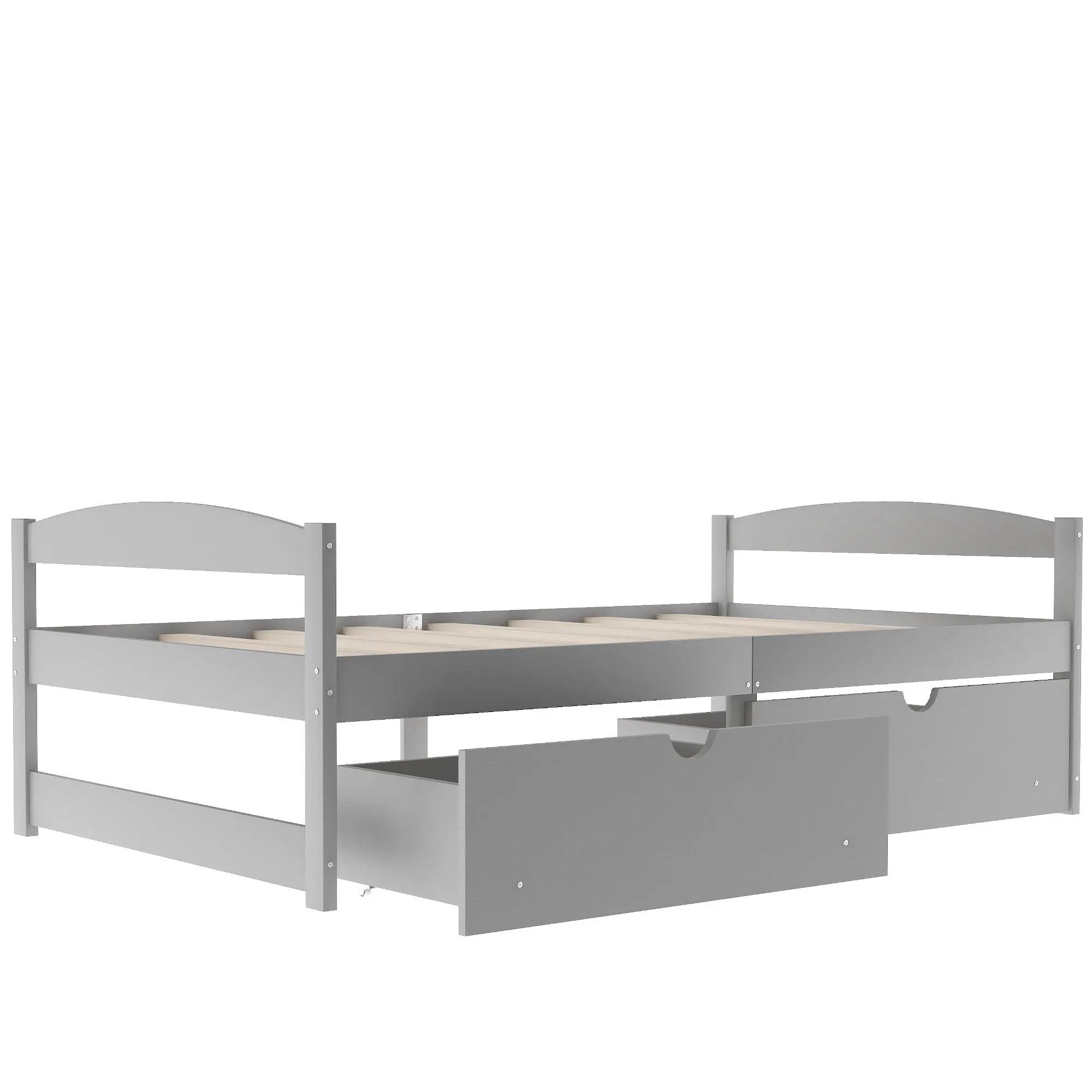 Platform Bed With 2 Drawers by Unique Piece Furniture