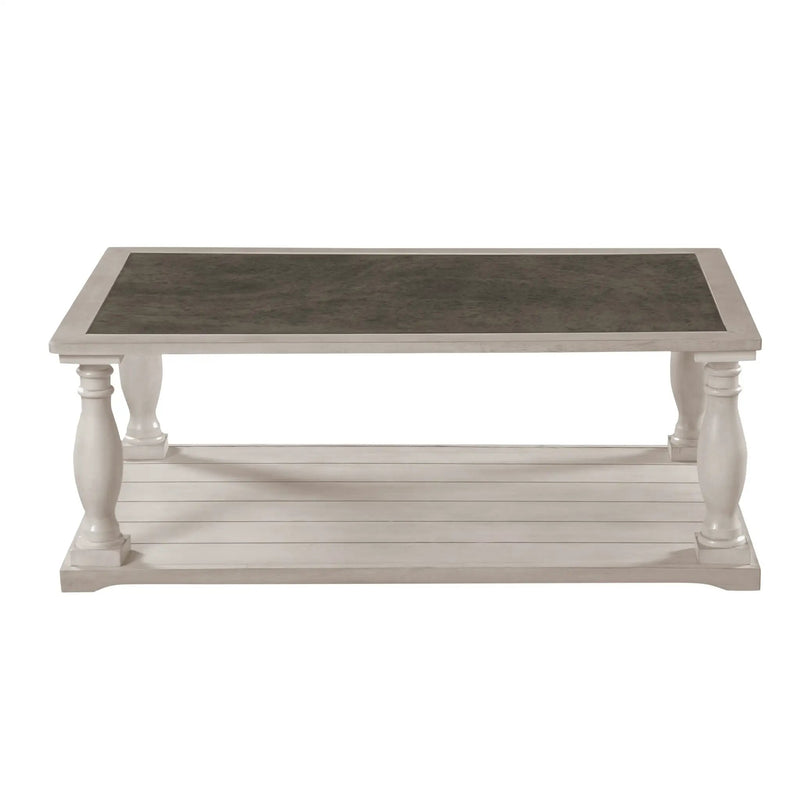 Vibe Haus Farmhouse Rectangular Coffee Table by HouseOfZazla