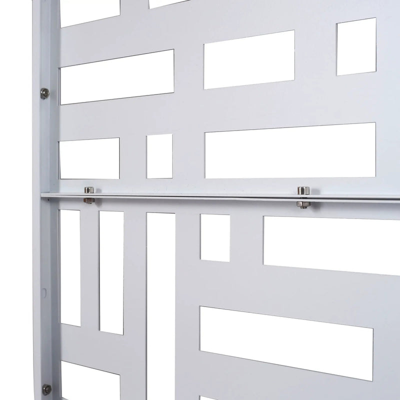 Decorative Freestanding Metal Privacy Screen For Indoor & Outdoor Use by Unique Piece Furniture