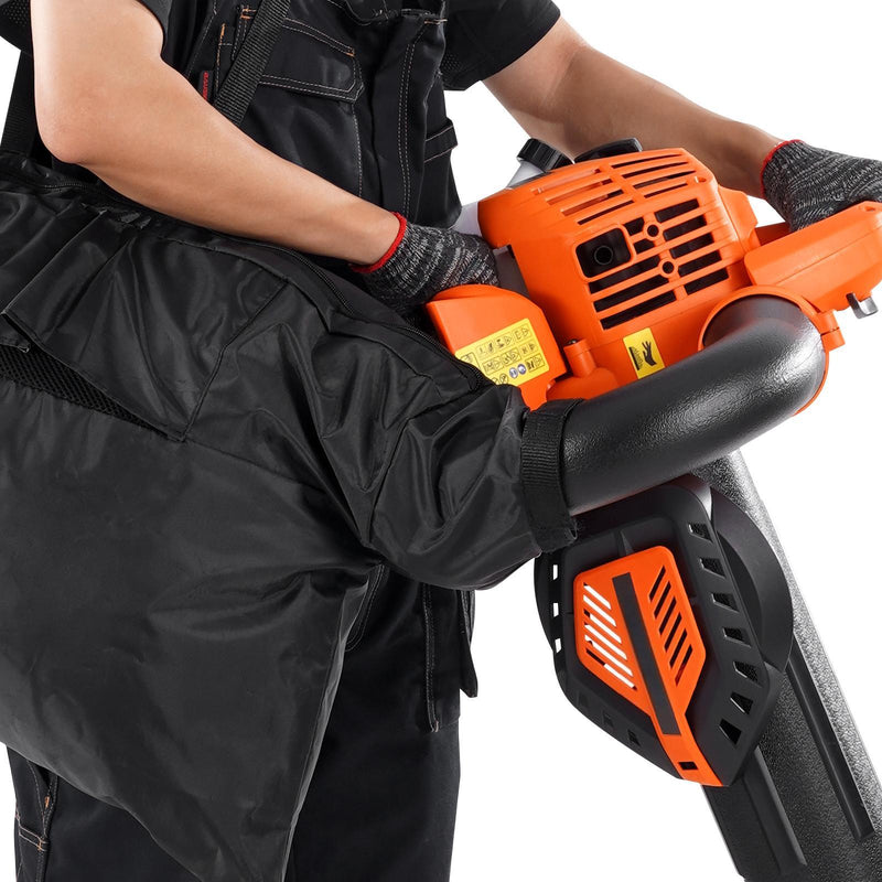 Leaf Blower, 26CC 2-Cycle Handheld with Vacuum and Collection Bag by HouseOfZazla