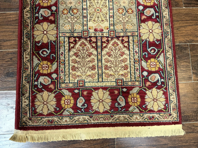 Karastan Runner Rug 2.6 x 8.6, Antique Legends Bakhtiari 2200, Vintage Wool Karastan Runner Rug, Panel Design by Jewel Rugs