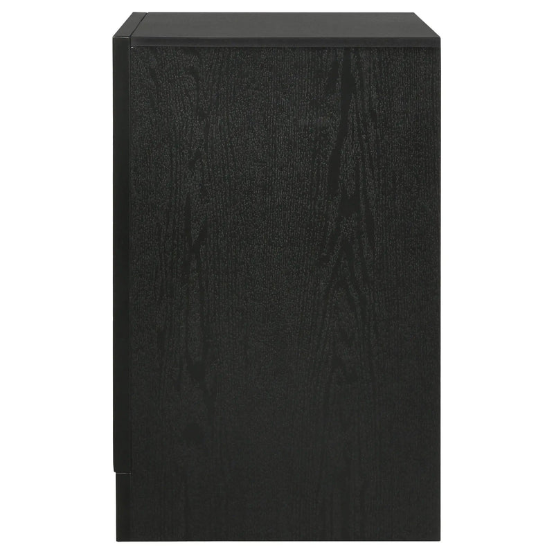Miranda 3-drawer Nightstand Bedside Table Black by Unique Piece Furniture