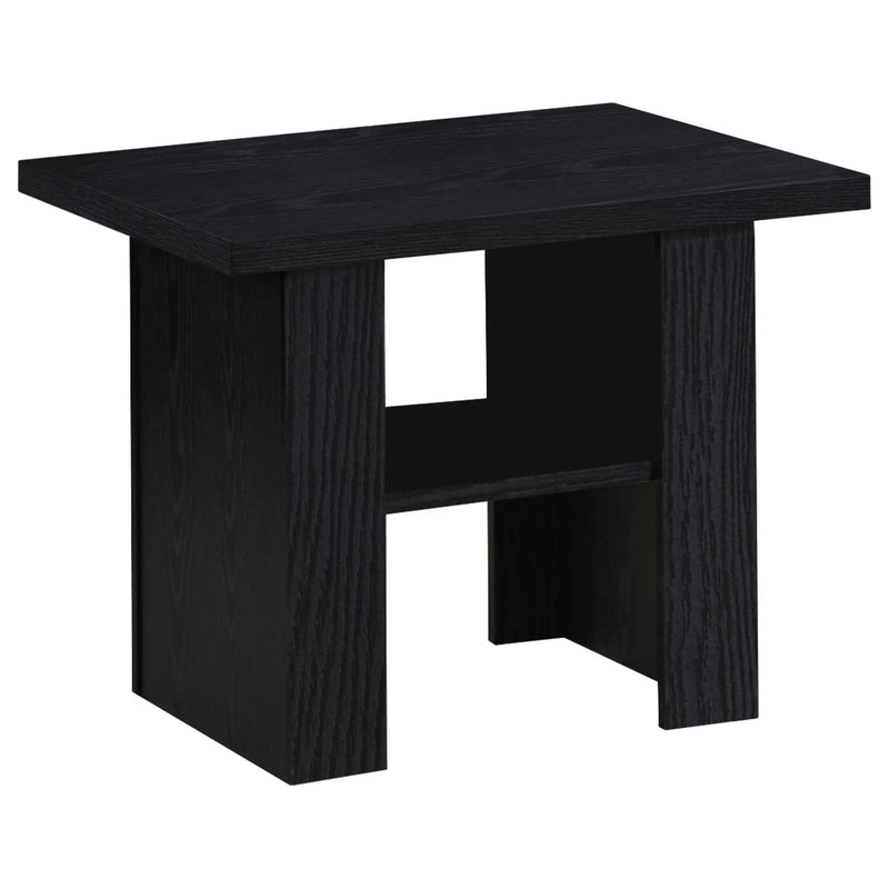 Rodez 3-piece Engineered Wood Coffee Table Set Black by Unique Piece Furniture