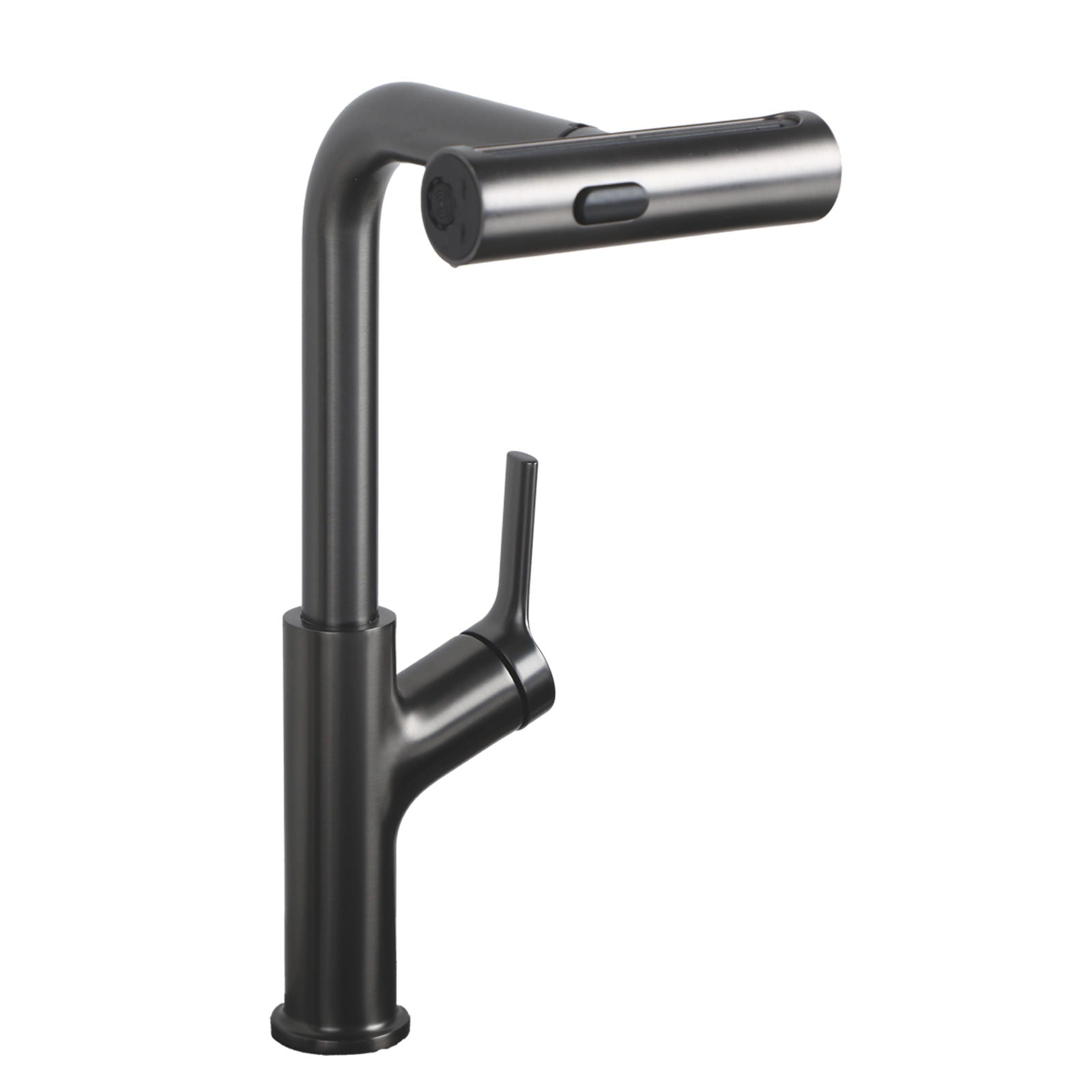Drop-In Stainless Steel Kitchen Sink With Pull-Out Faucet And Soap Dispenser by HouseOfZazla