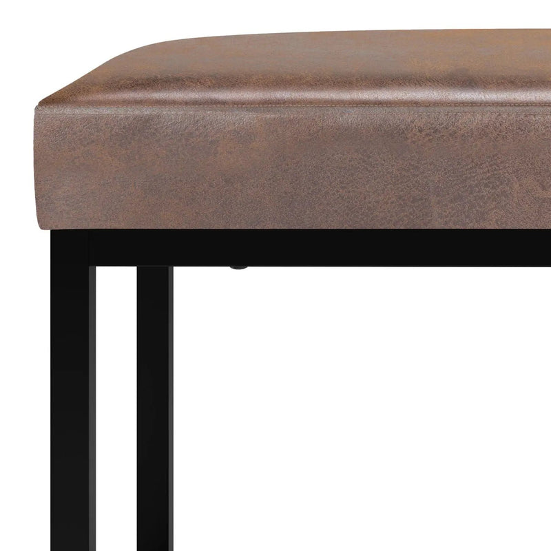 Reynolds - Small Bench - Distressed Chestnut Brown by HouseOfZazla