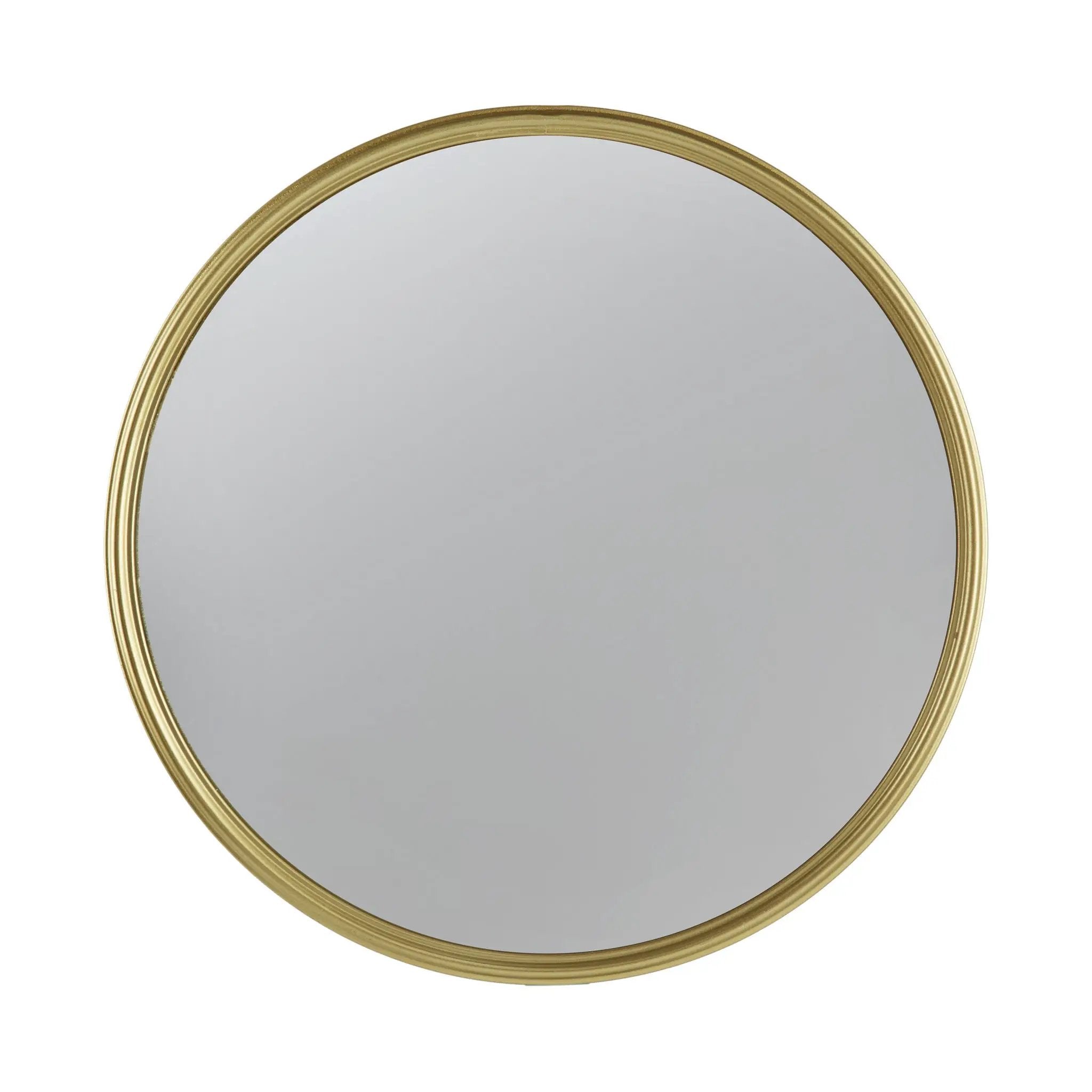 Round Mirror, Circle Mirror With Iron Frame For Living Room Bedroom Vanity Entryway Hallway by HouseOfZazla