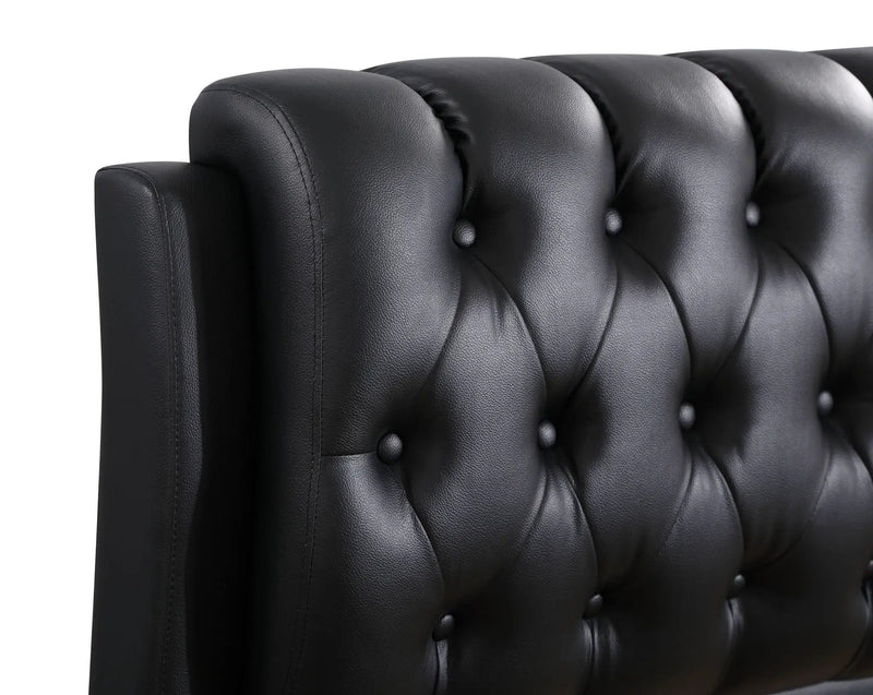 Tufted Upholstered Bed by Unique Piece Furniture
