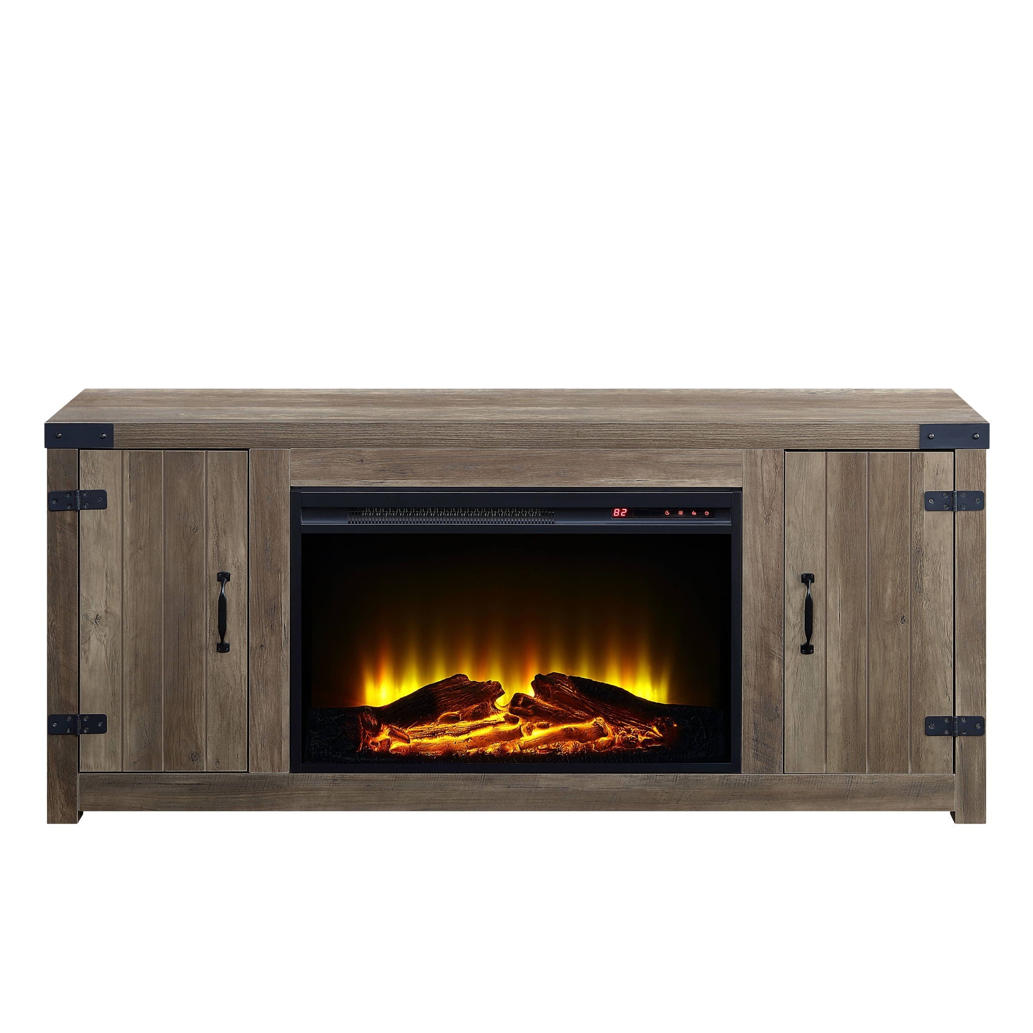 Tobias - Fireplace - Oak / Rustic by HouseOfZazla