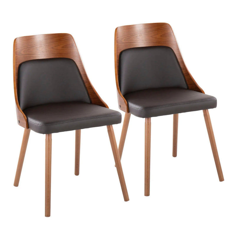 Anabelle - Mid-Century Modern Chair (Set of 2) by Unique Piece Furniture