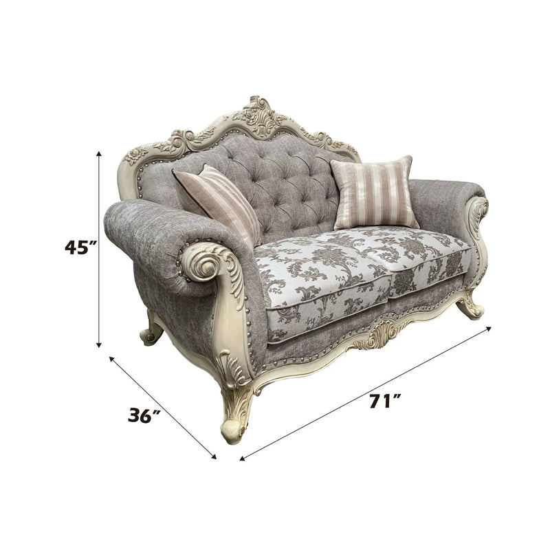 Ragenardus - Loveseat (w/2 Pillows) by Unique Piece Furniture