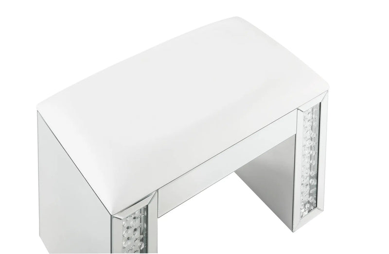 Nysa Rectangular Armless Stool by HouseOfZazla