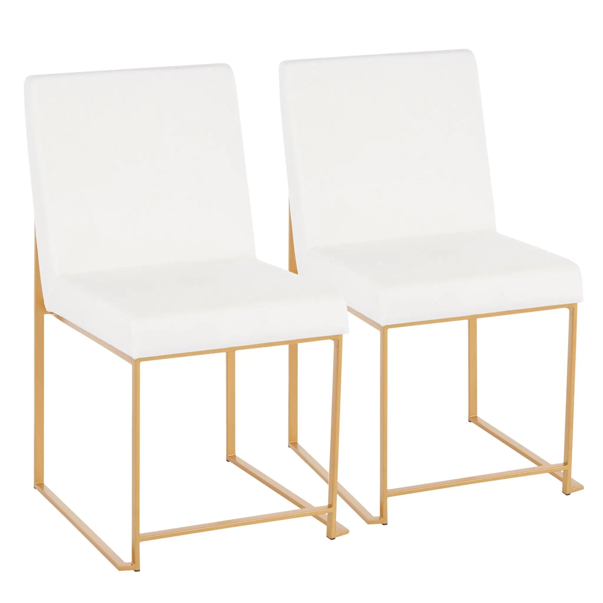 Fuji - Contemporary Stylish Frame, High Back Dining Chair (Set of 2) by HouseOfZazla