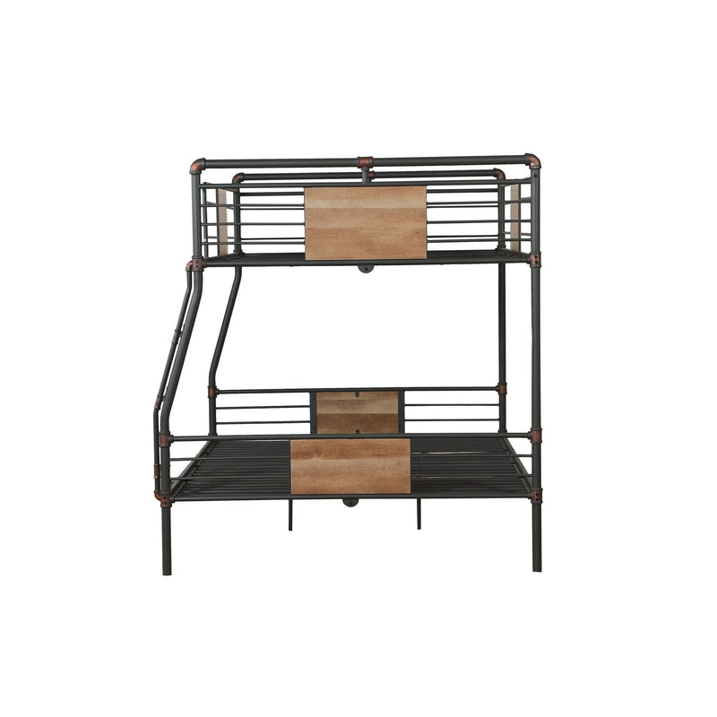 Brantley - Full Long / Queen Bunk Bed - Black by HouseOfZazla