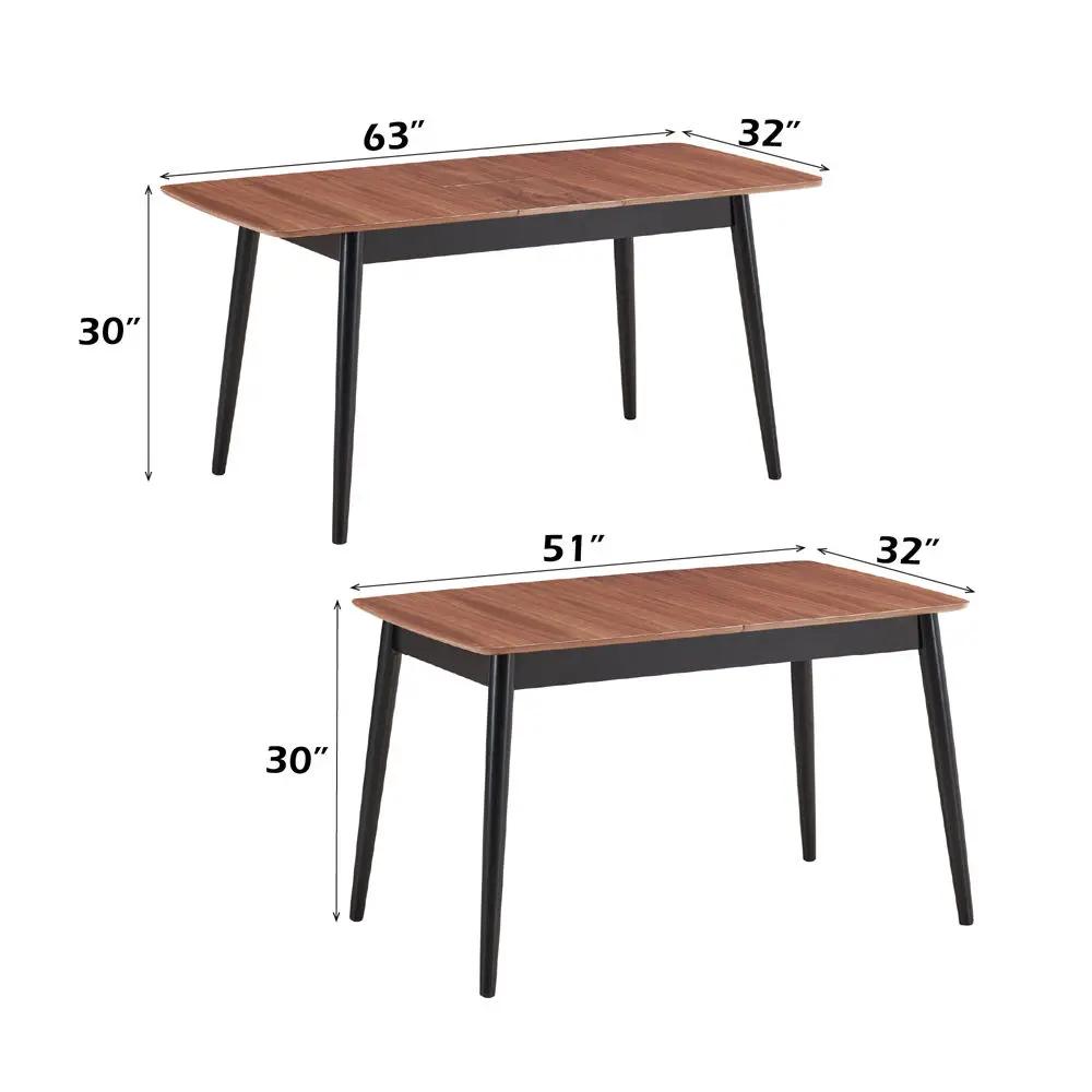 Lanae - Dining Table - Natural & Black by Unique Piece Furniture