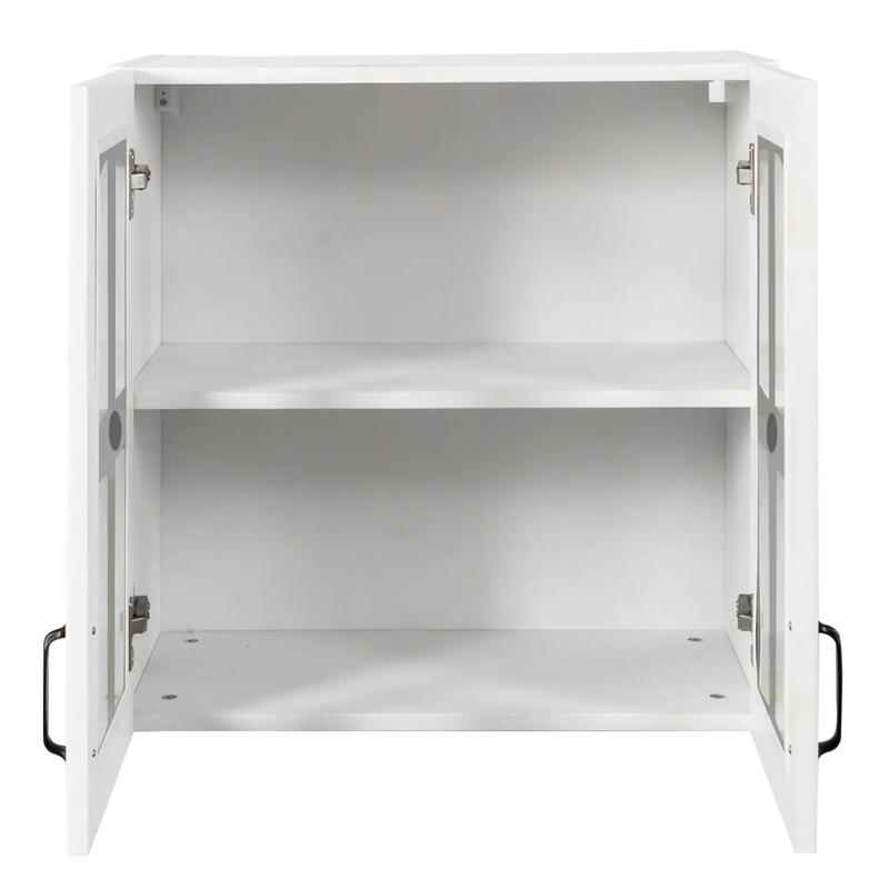 Wall Cabinet with Glass Door and Adjustable Shelves by HouseOfZazla