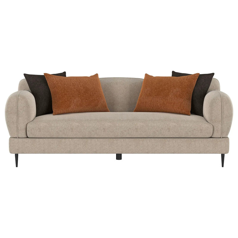 Jade 2-piece Chenille Upholstered Sofa Set Latte by Unique Piece Furniture