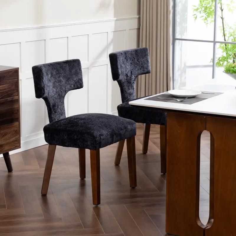 Mid Century Modern Dining Chairs Set of 2 by HouseOfZazla