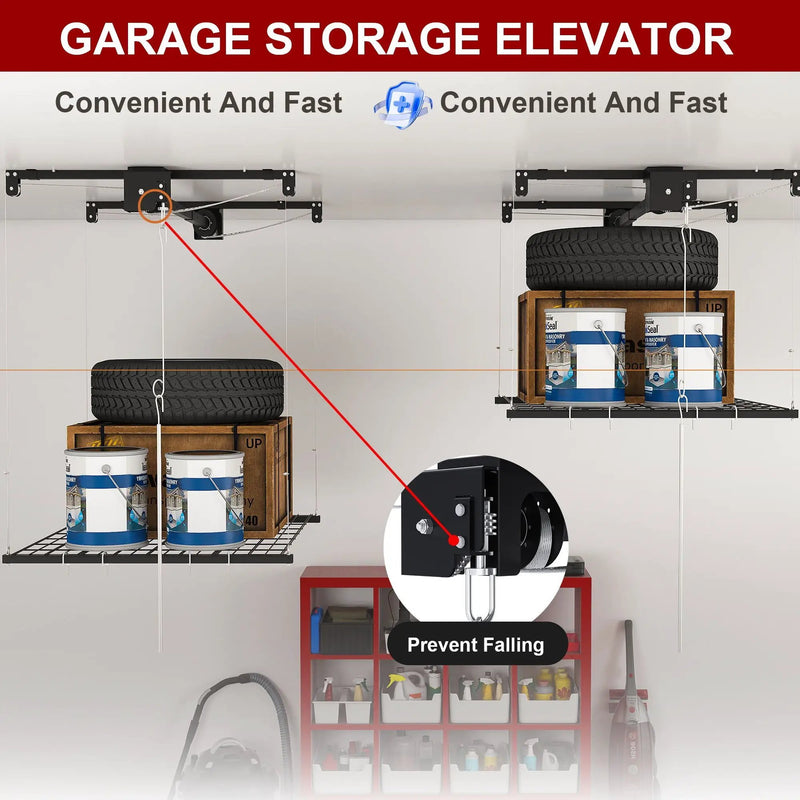 Overhead Garage Storage Rack by HouseOfZazla