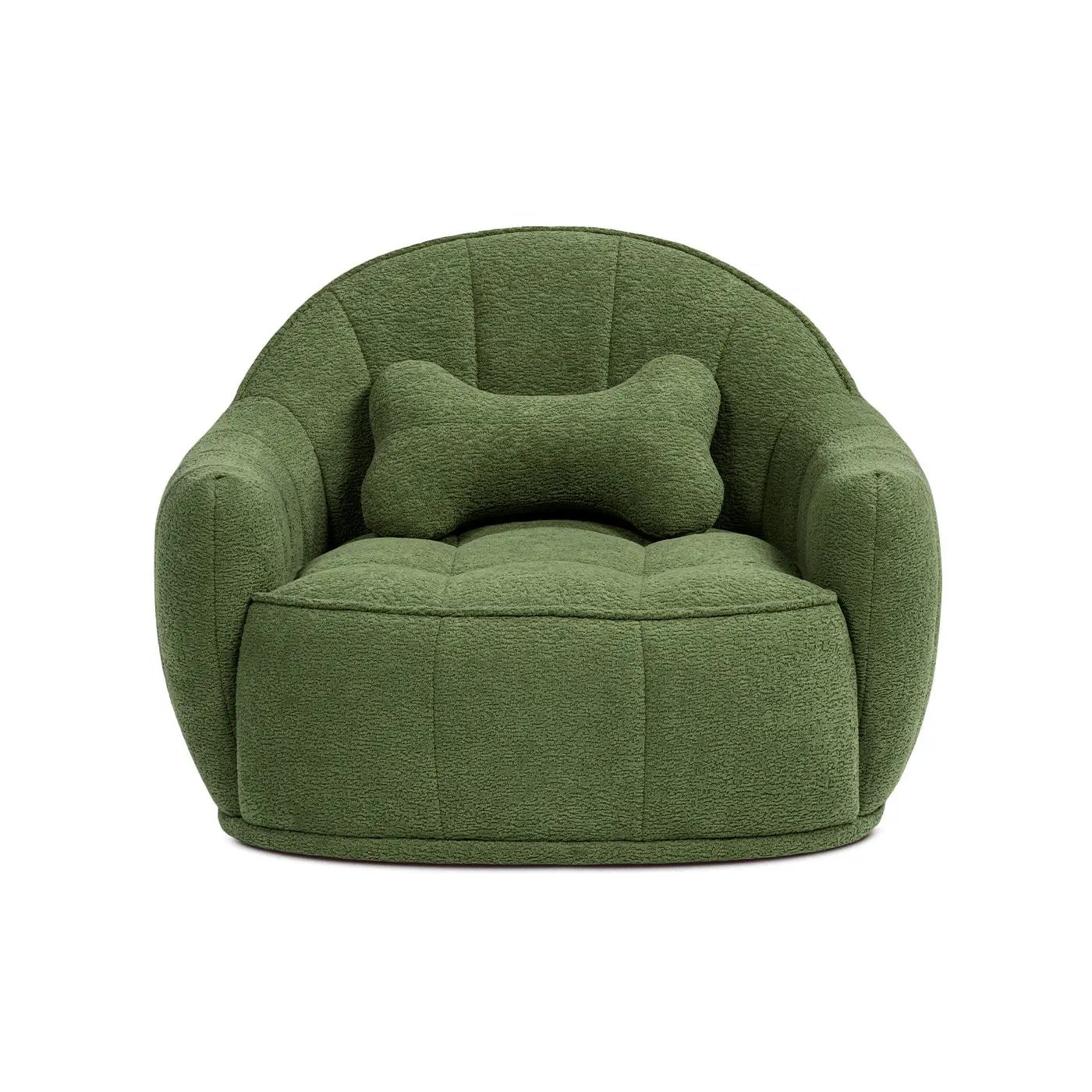 Louie 30.5" Dog Sofa Bed, Medium, Moss by HouseOfZazla