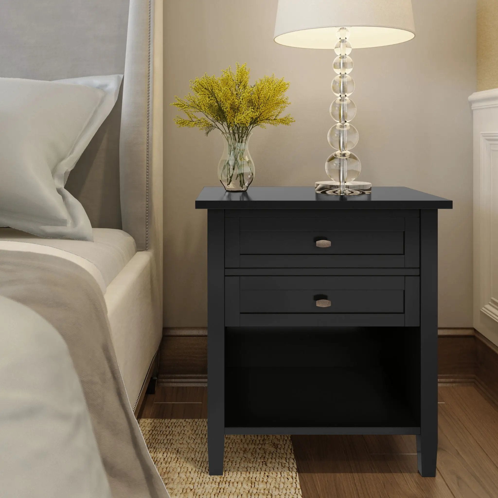 Warm Shaker - Handcrafted Bedside Table by Unique Piece Furniture