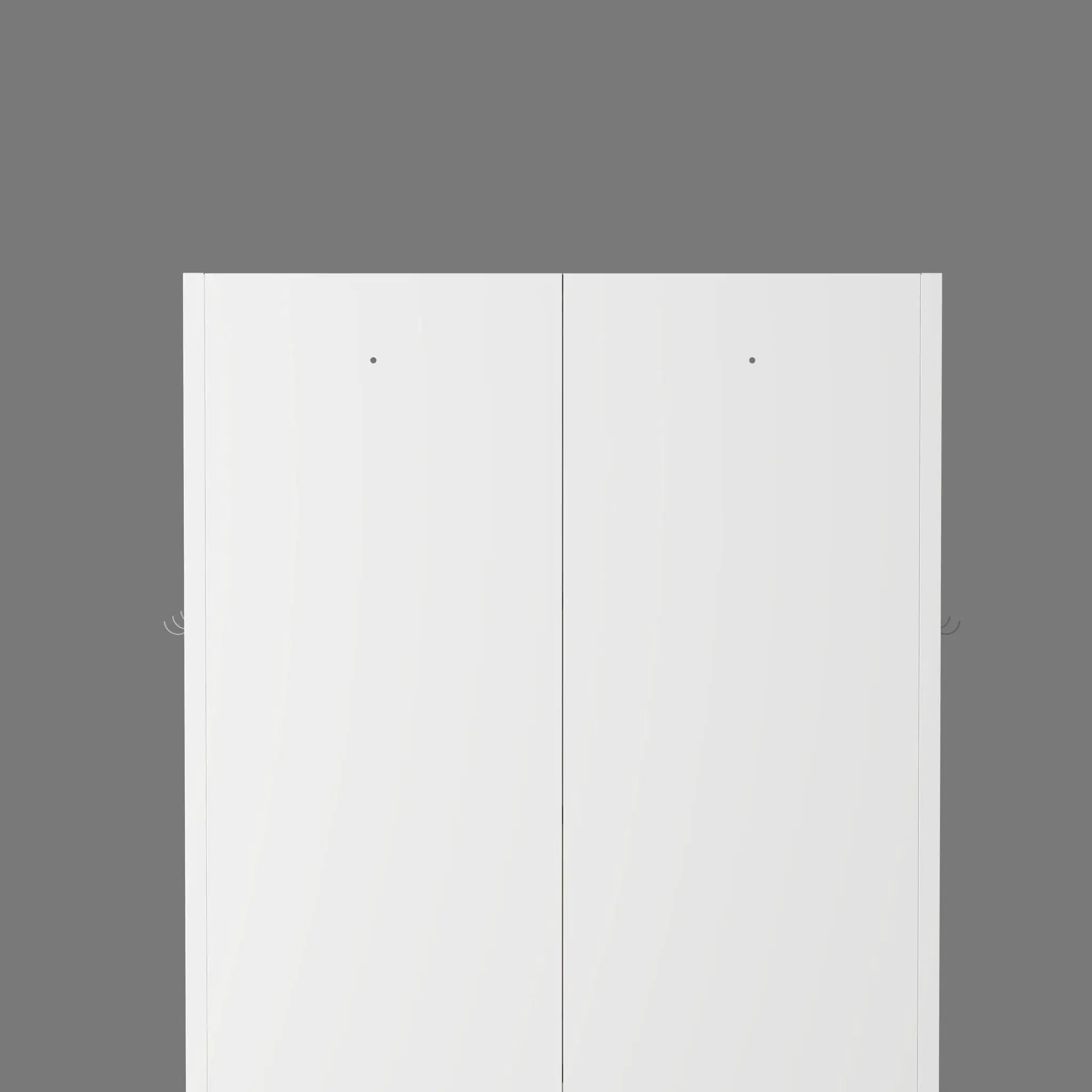 Kitchen Pantry Cabinet Adjustable Storage With 4 Shelves, Heavy Duty Freestanding Pantry Organizer - White by HouseOfZazla