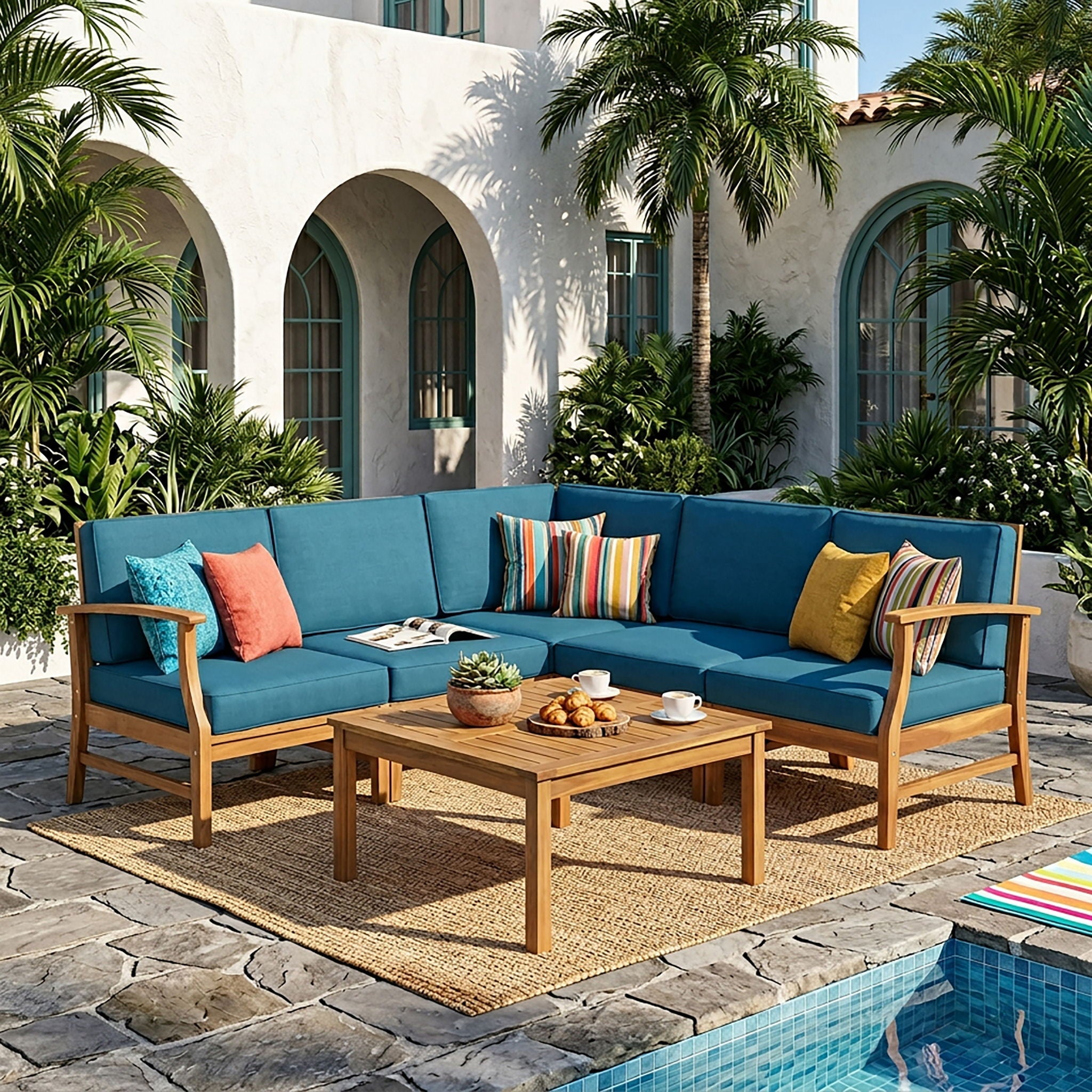 Perla - 6 Pieces Sofa Set by HouseOfZazla