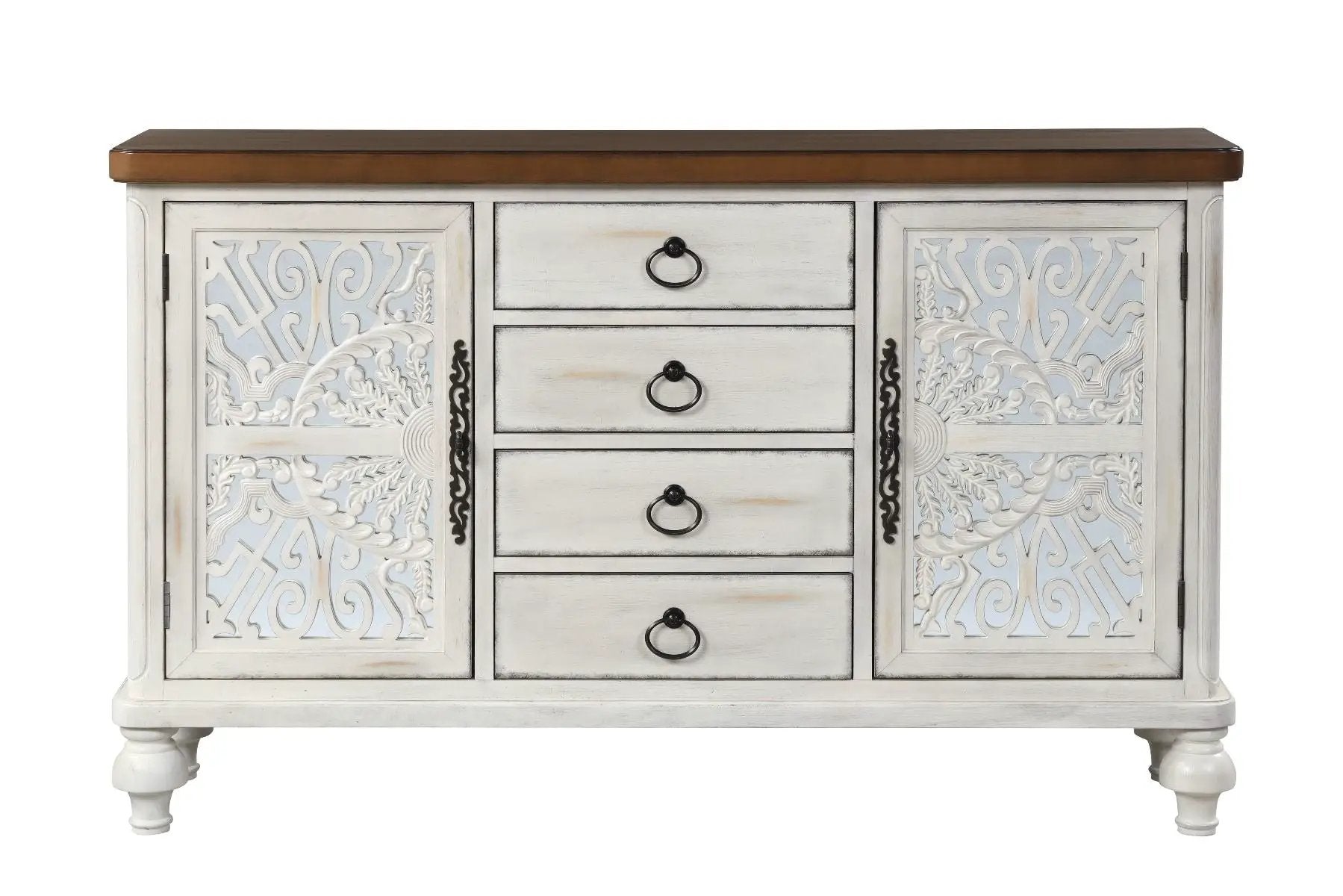 Vermont - Console Cabinet - Antique White by Unique Piece Furniture