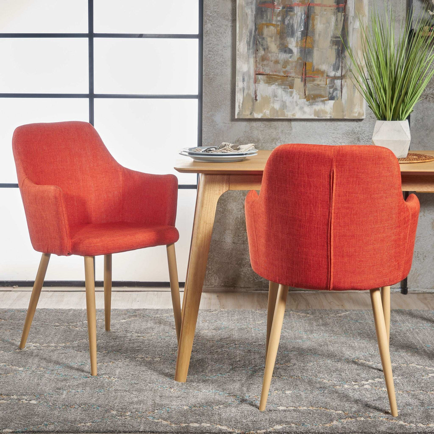 Elegant Dining Chair With Contoured Support by HouseOfZazla