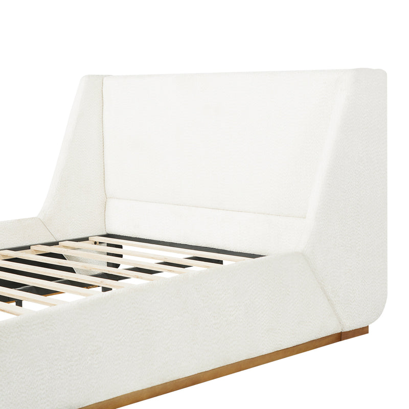 Luxury Upholstered Bed with Wings by HouseOfZazla