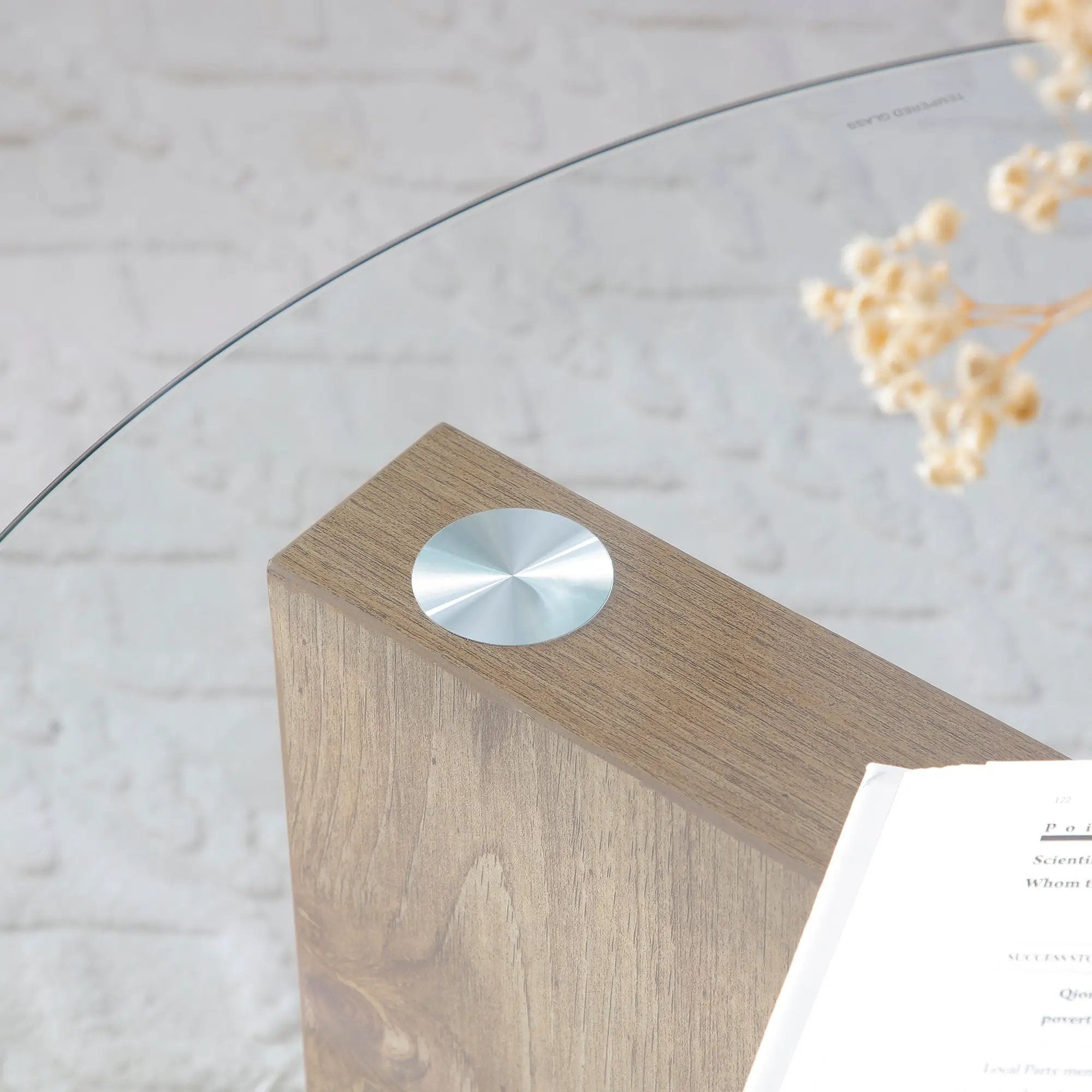 Modern and Practical Double-Layer Round Table by HouseOfZazla