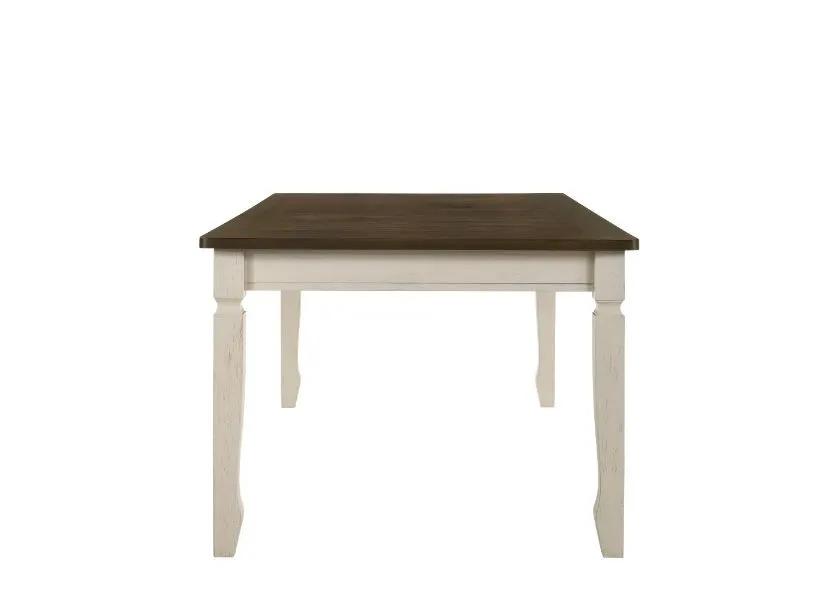 Fedele - Dining Table - Weathered Oak & Cream by Unique Piece Furniture