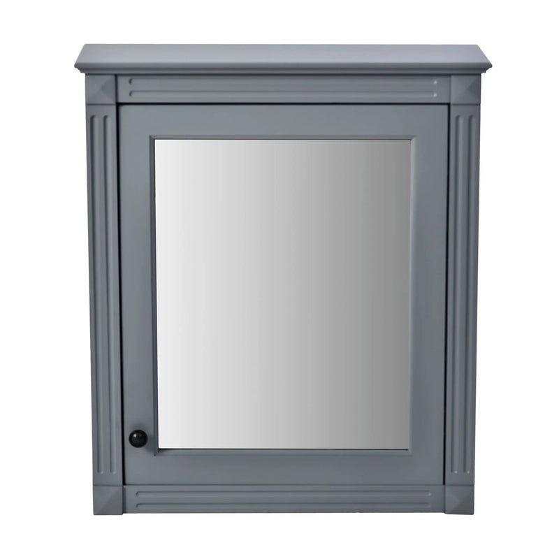 Wall Mounted Bathroom Storage Cabinet With Mirror, Medicine Cabinet With Height Adjustable Shelf by HouseOfZazla