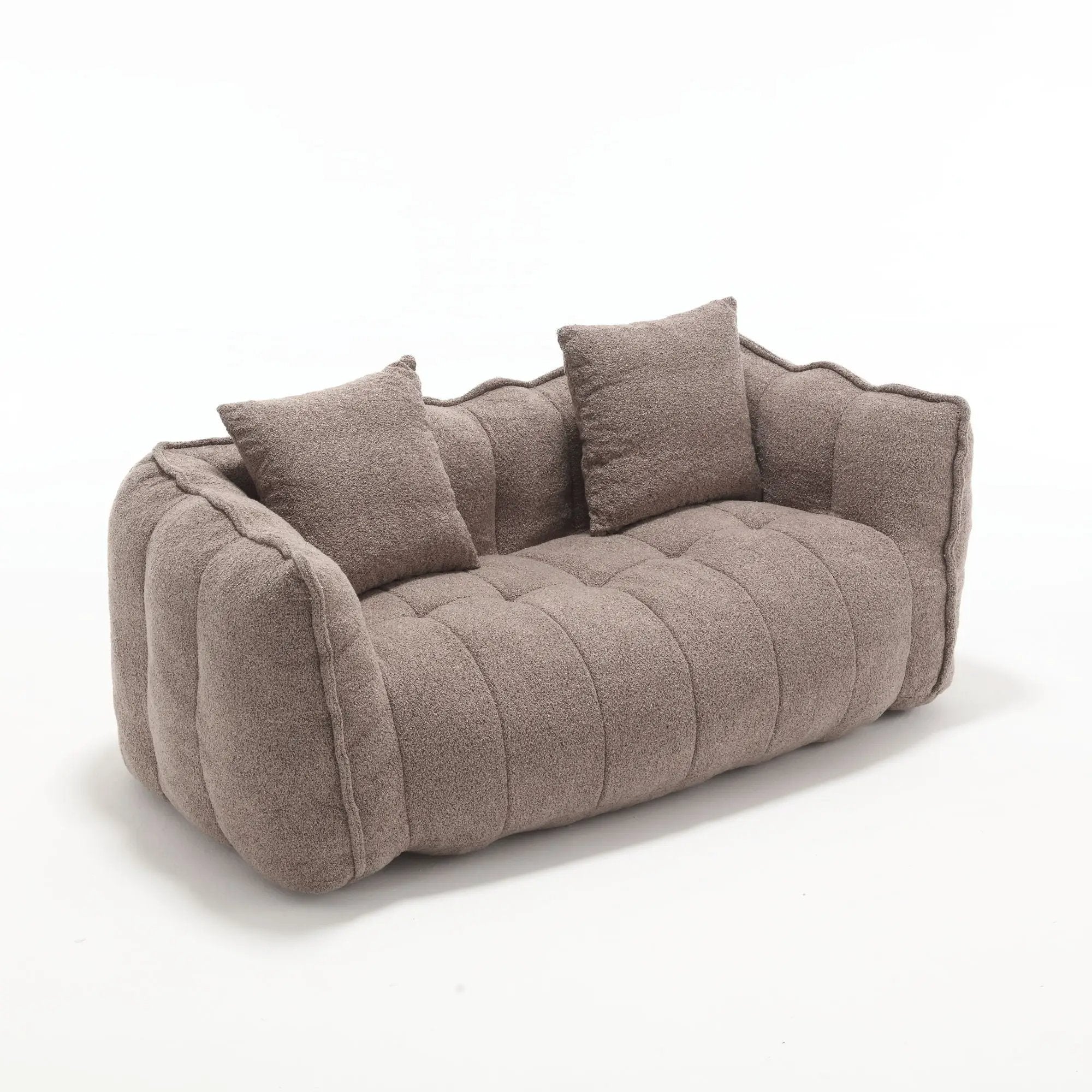 Cozy Beanbag Chair With High Resilience Foam Core For 2 by HouseOfZazla