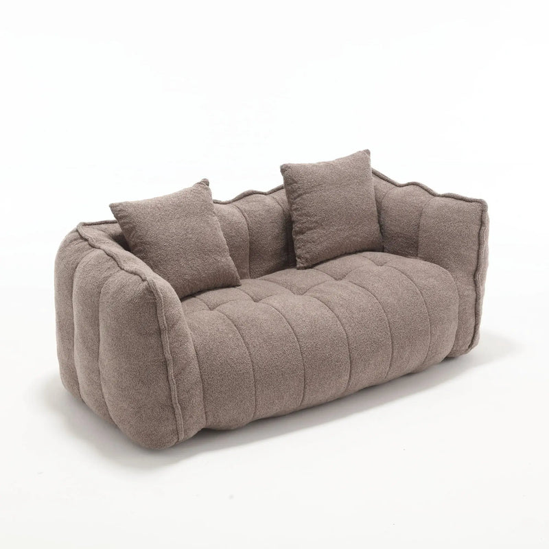 Cozy Beanbag Chair With High Resilience Foam Core For 2 by HouseOfZazla