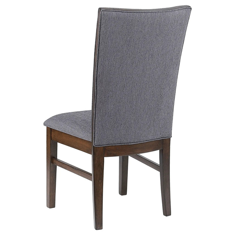 Sherwood Upholstered Dining Side Chair Grey (Set of 2) by Unique Piece Furniture
