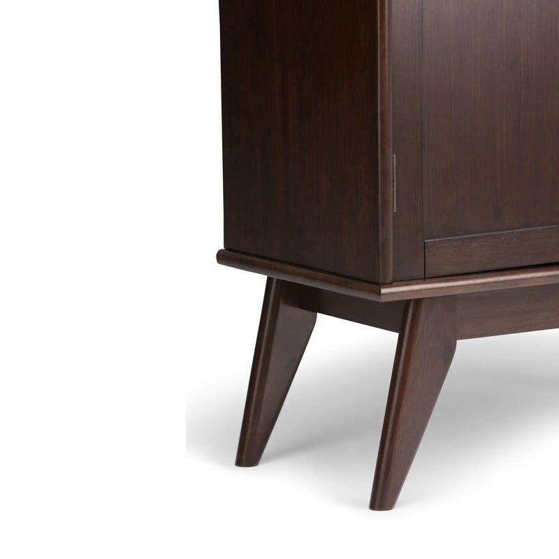 Draper - Low Storage Cabinet - Medium Auburn Brown by Unique Piece Furniture