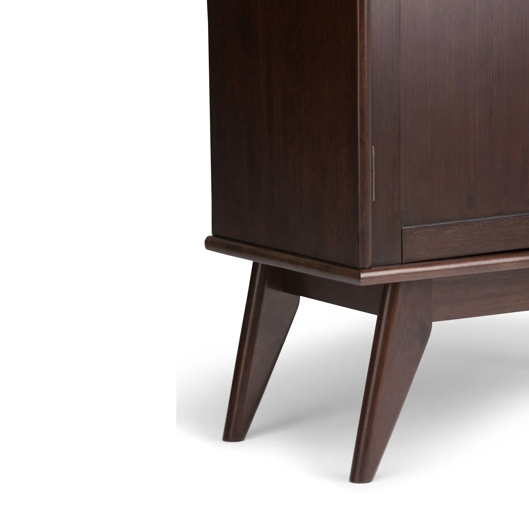 Draper - Low Storage Cabinet - Medium Auburn Brown by HouseOfZazla
