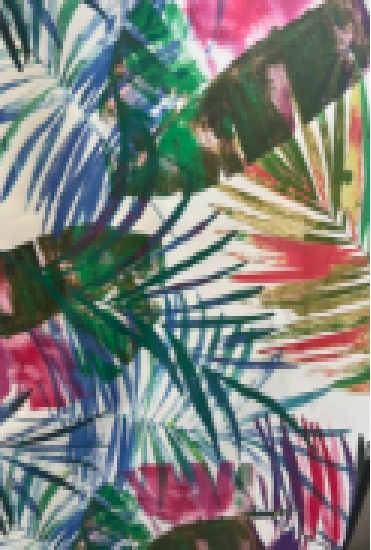 2 Pack Outdoor Lumbar Pillow Covers - Tropical Floral by HouseOfZazla