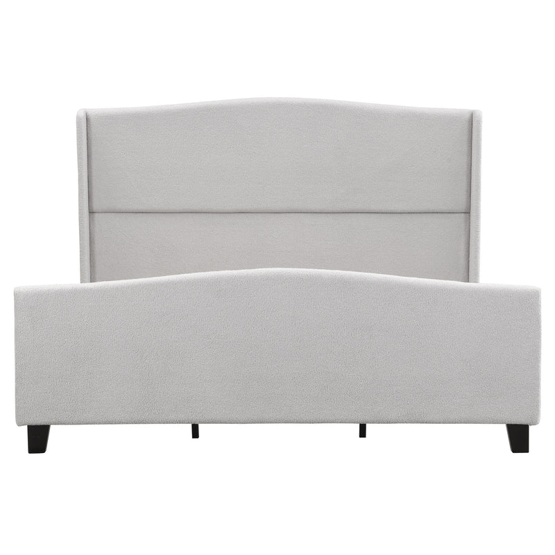 Platform Bed Frame With Tall Headboard And High Footboard by HouseOfZazla