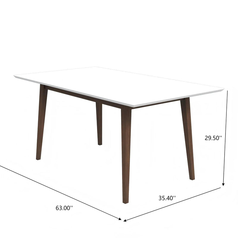 Mary - Modern Style Rectangular Dining Kitchen Table by Unique Piece Furniture