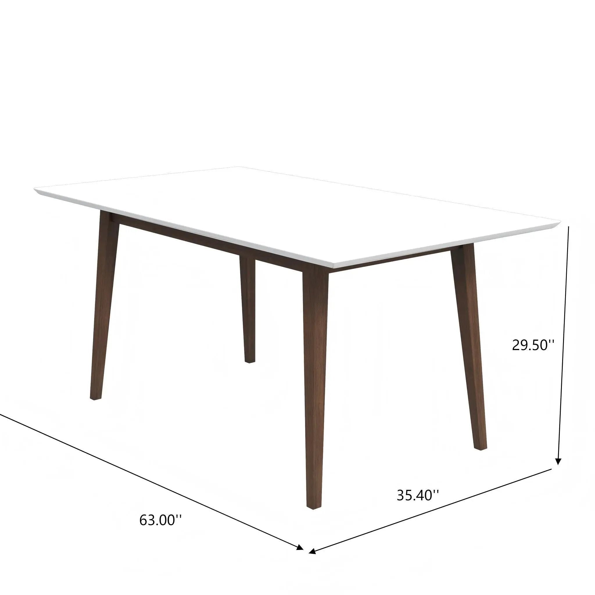 Mary - Modern Style Rectangular Dining Kitchen Table by Unique Piece Furniture