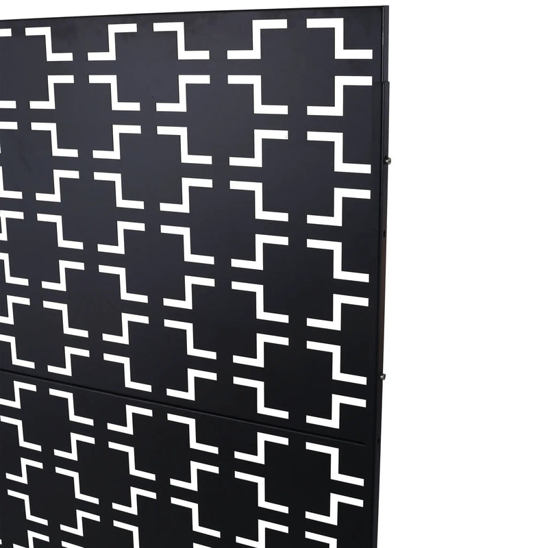 Outdoor & Indoor Metal Privacy Freestanding Decorative Screen by HouseOfZazla