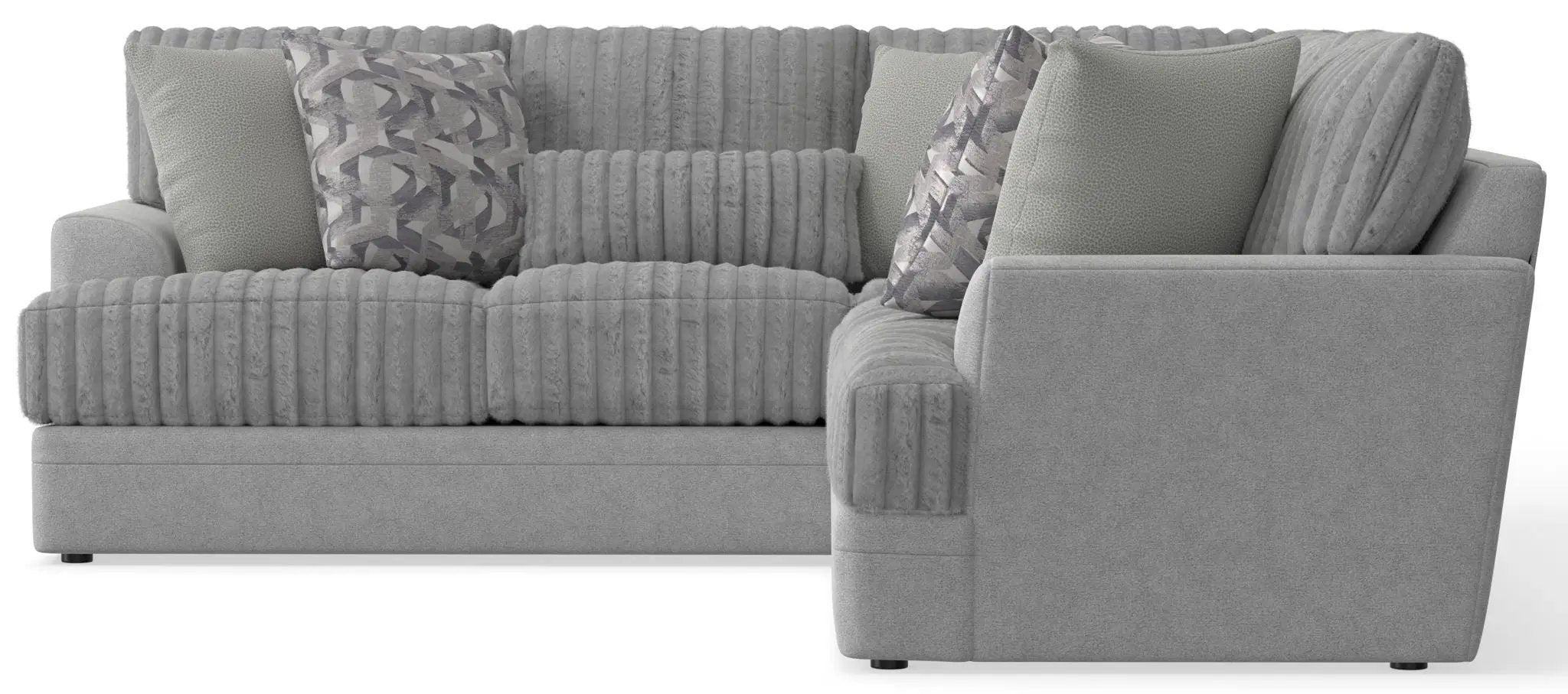 Titan - Sectional With Comfort Coil Seating And Accent Pillows Included by Unique Piece Furniture