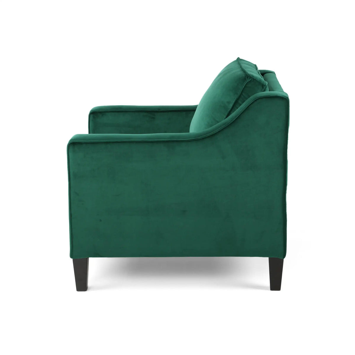 Green Velvet Upholstered Club Chair, photo 6 of 10