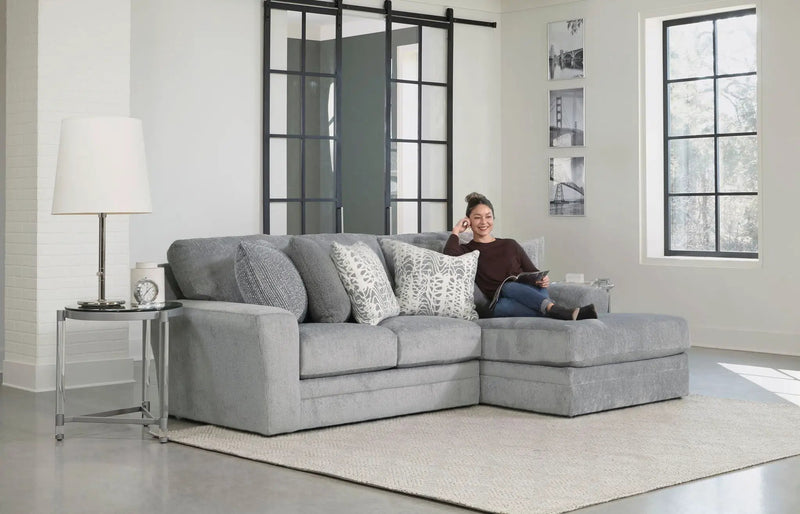 Glacier - Sectional With Included Accent Pillows by Unique Piece Furniture