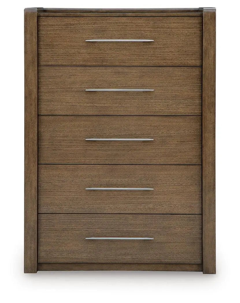 Marxmore - Five Drawer Chest - Brown by Unique Piece Furniture