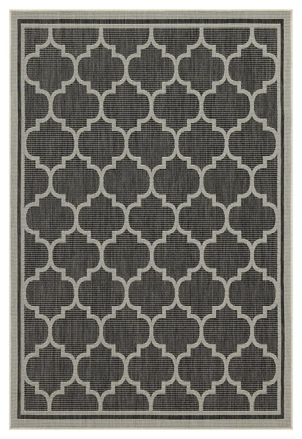 Sunshine GC_HAR2005 Anthracite 5 ft. 3 in. x 7 ft. 3 in. Area Rug